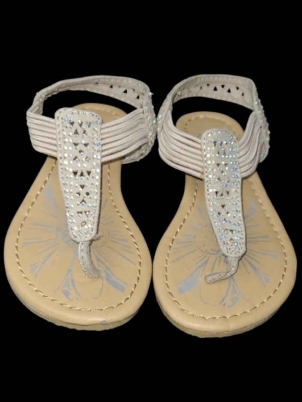 TODDLER GIRLS DAISY FUENTES FLAT SANDALS - SIZE 7m